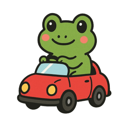 ケロケロ案内カエル